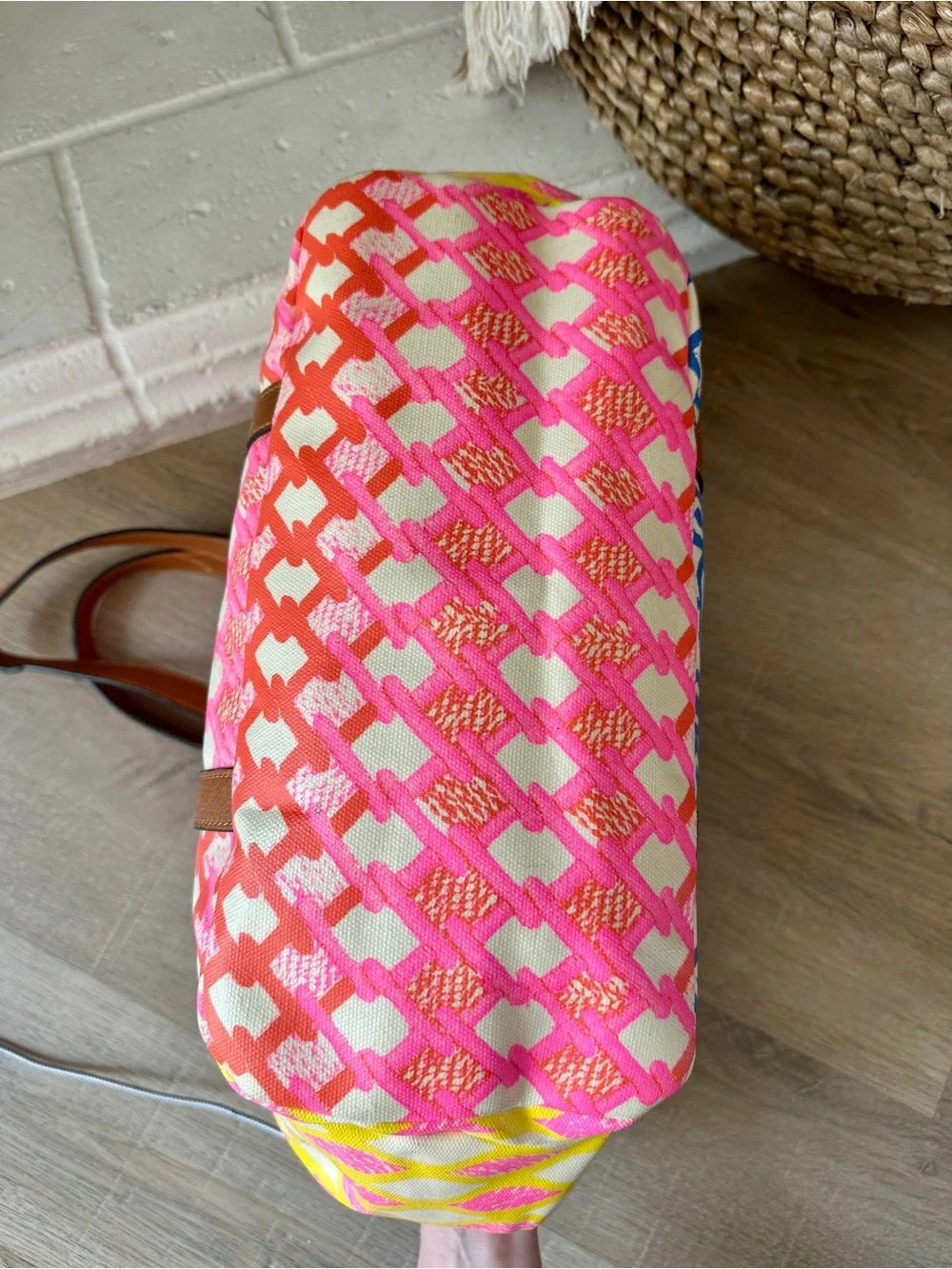 Rebecca Minkoff Neon Marissa Geo-Print Canvas Diaper Bag